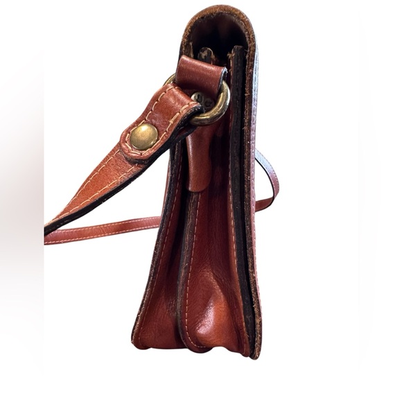 Patricia Nash Brown Floral Embossed Crossbody Bag - Picture 3 of 12